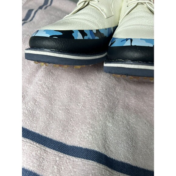 G/Fore Camo Tuxedo Gallivanter Sz 15 Snow Twilight Golf Shoes G4MF21EF14 - Picture 10 of 12
